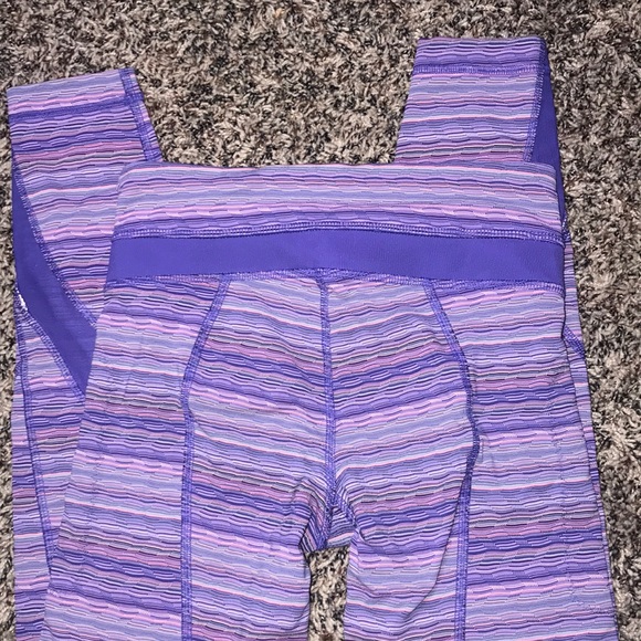 🐠Lululemon Inspire Tights II Purple Space Dye Size 2 | Like New! - Picture 7 of 12